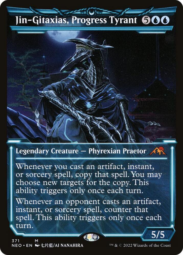 Jin-Gitaxias, Progress Tyrant (Showcase) [Kamigawa: Neon Dynasty] 371