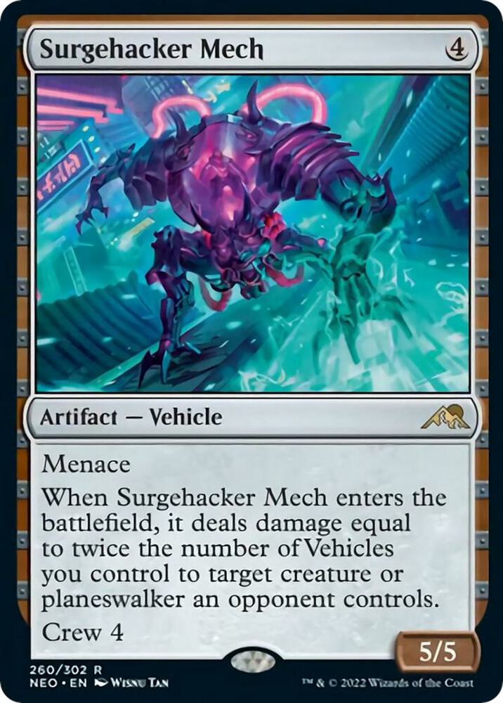 Surgehacker Mech [Kamigawa: Neon Dynasty] 260