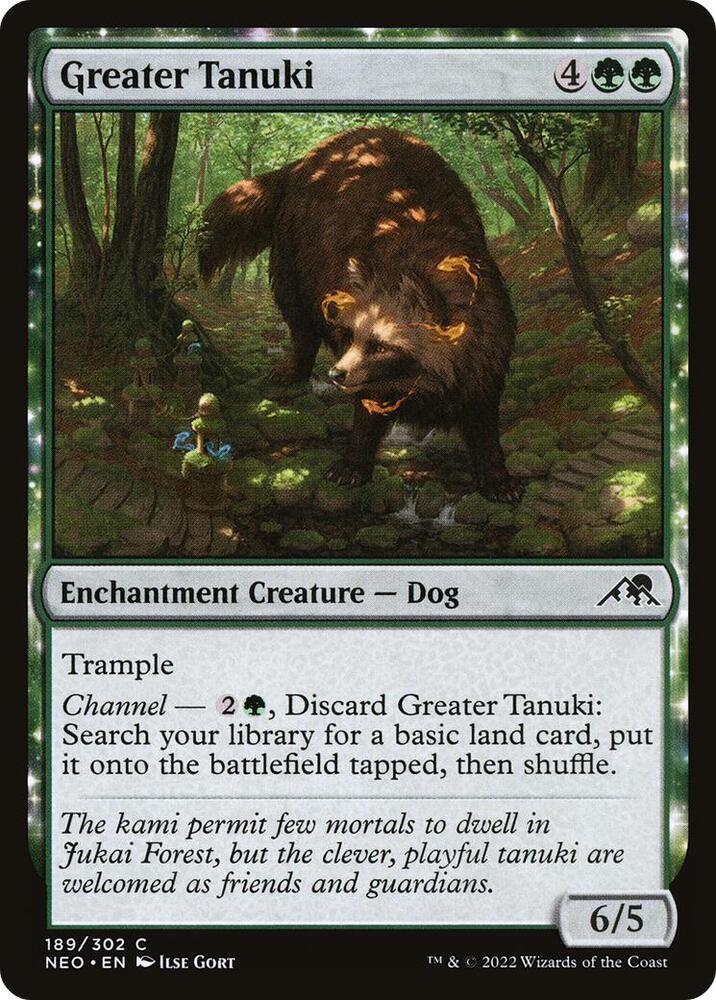 Greater Tanuki [Kamigawa: Neon Dynasty] 189
