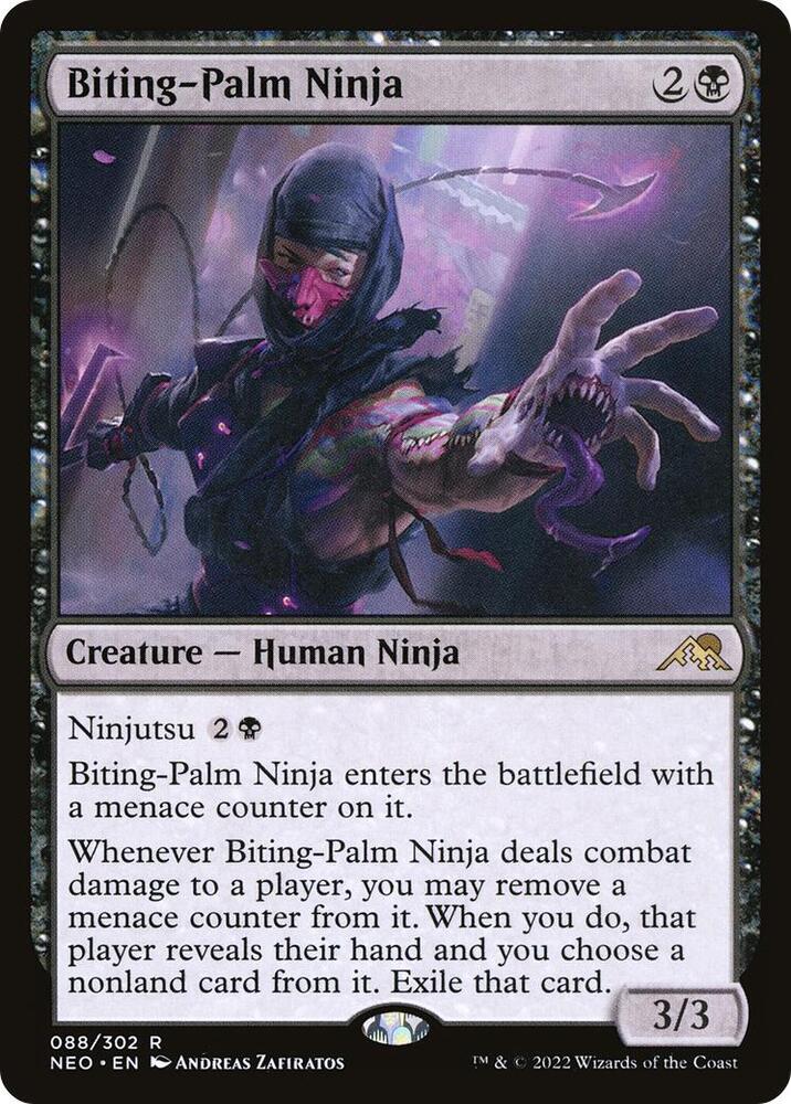 Biting-Palm Ninja [Kamigawa: Neon Dynasty] 88