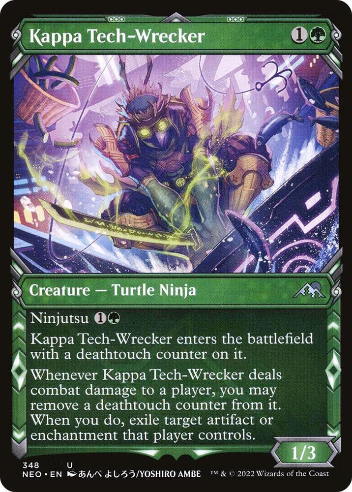 Kappa Tech-Wrecker (Showcase) [Kamigawa: Neon Dynasty] 348