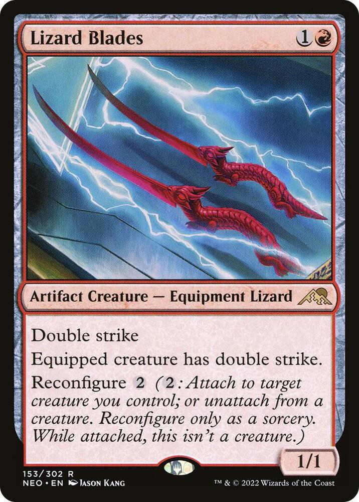 Lizard Blades [Kamigawa: Neon Dynasty] 153