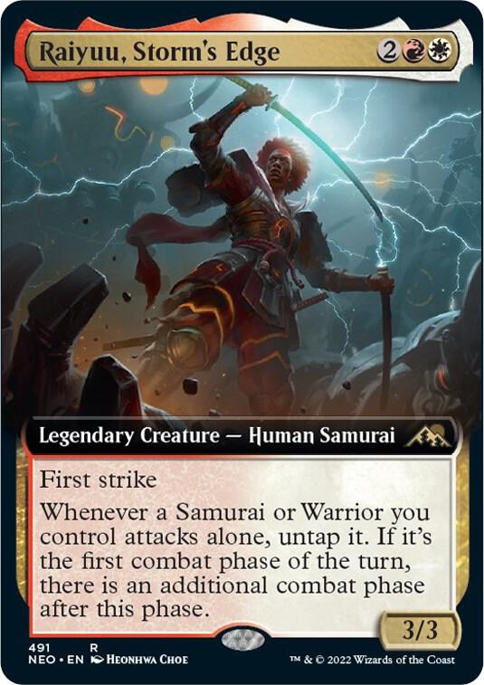 Raiyuu, Storm's Edge (Extended Art) [Kamigawa: Neon Dynasty] 491