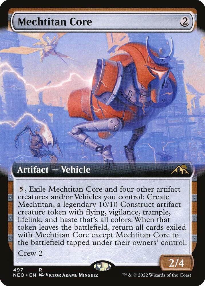 Mechtitan Core (Extended Art) [Kamigawa: Neon Dynasty] 497