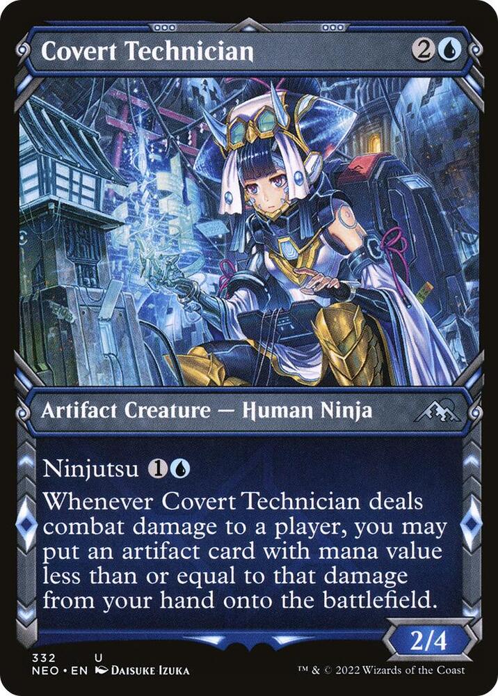 Covert Technician (Showcase) [Kamigawa: Neon Dynasty] 332