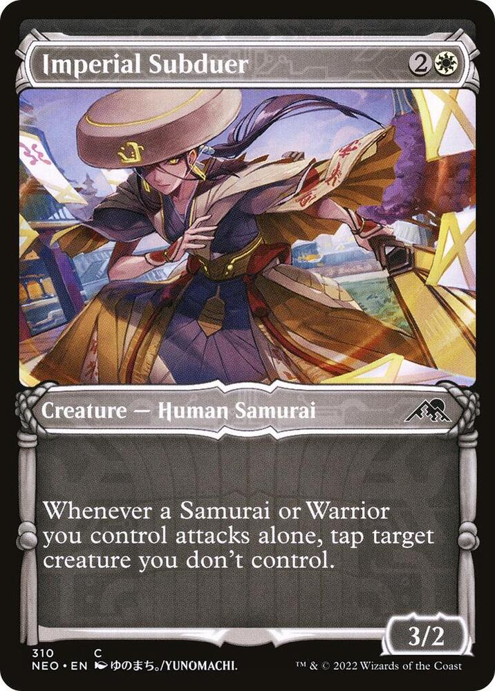 Imperial Subduer (Showcase) [Kamigawa: Neon Dynasty] 310