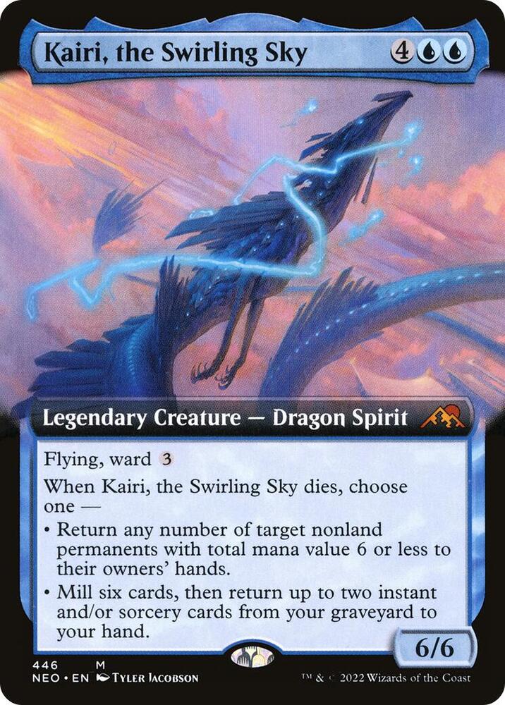 Kairi, the Swirling Sky (Extended Art) [Kamigawa: Neon Dynasty] 446