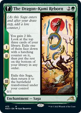 The Dragon-Kami Reborn (Extended Art) [Kamigawa: Neon Dynasty] 473
