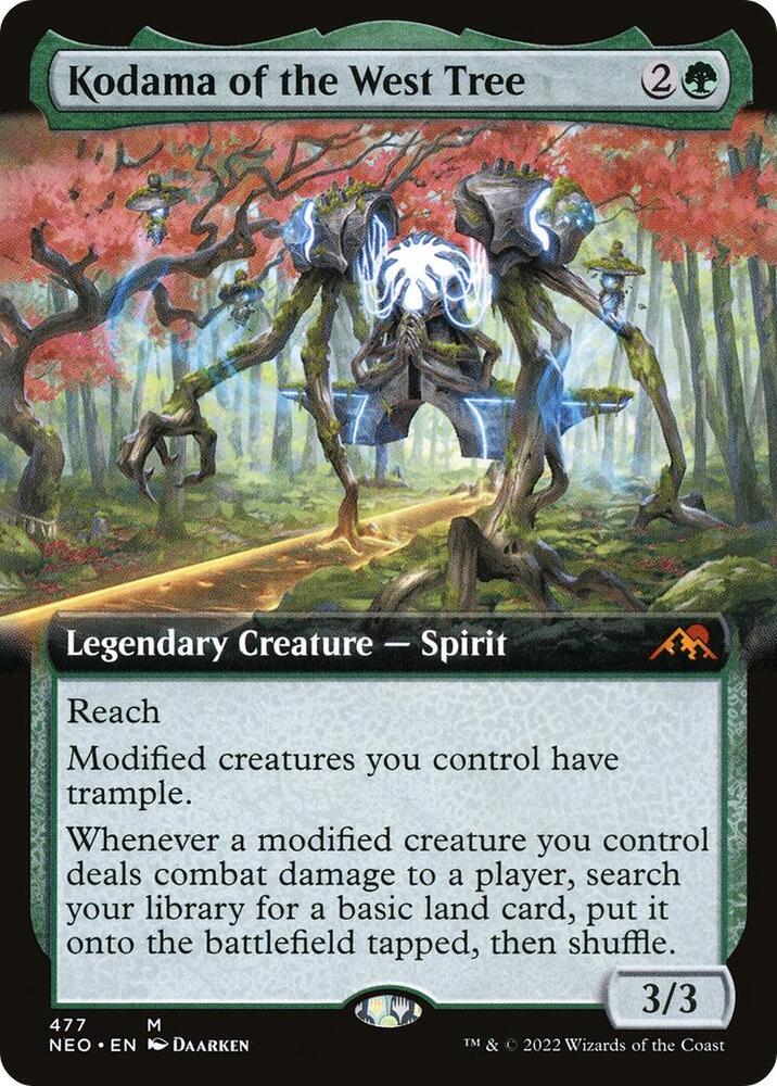 Kodama of the West Tree (Extended Art) [Kamigawa: Neon Dynasty] 477