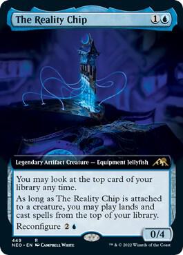 The Reality Chip (Extended Art) [Kamigawa: Neon Dynasty] 449