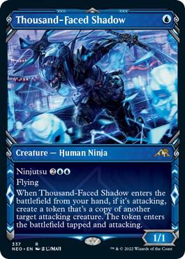 Thousand-Faced Shadow (Showcase) [Kamigawa: Neon Dynasty] 337