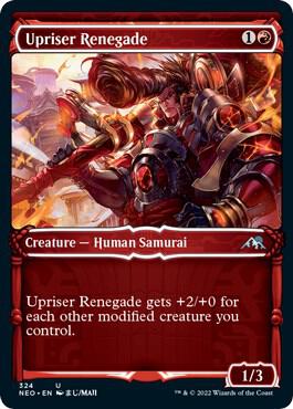 Upriser Renegade (Showcase) [Kamigawa: Neon Dynasty] 324