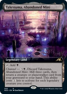 Takenuma, Abandoned Mire (Extended Art) [Kamigawa: Neon Dynasty] 505