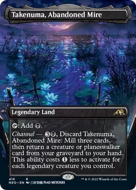 Takenuma, Abandoned Mire (Borderless) [Kamigawa: Neon Dynasty] 416