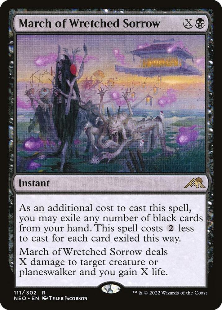 March of Wretched Sorrow [Kamigawa: Neon Dynasty] 111