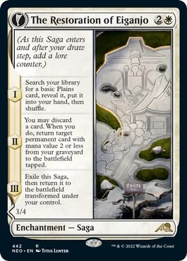 The Restoration of Eiganjo (Extended Art) [Kamigawa: Neon Dynasty] 442