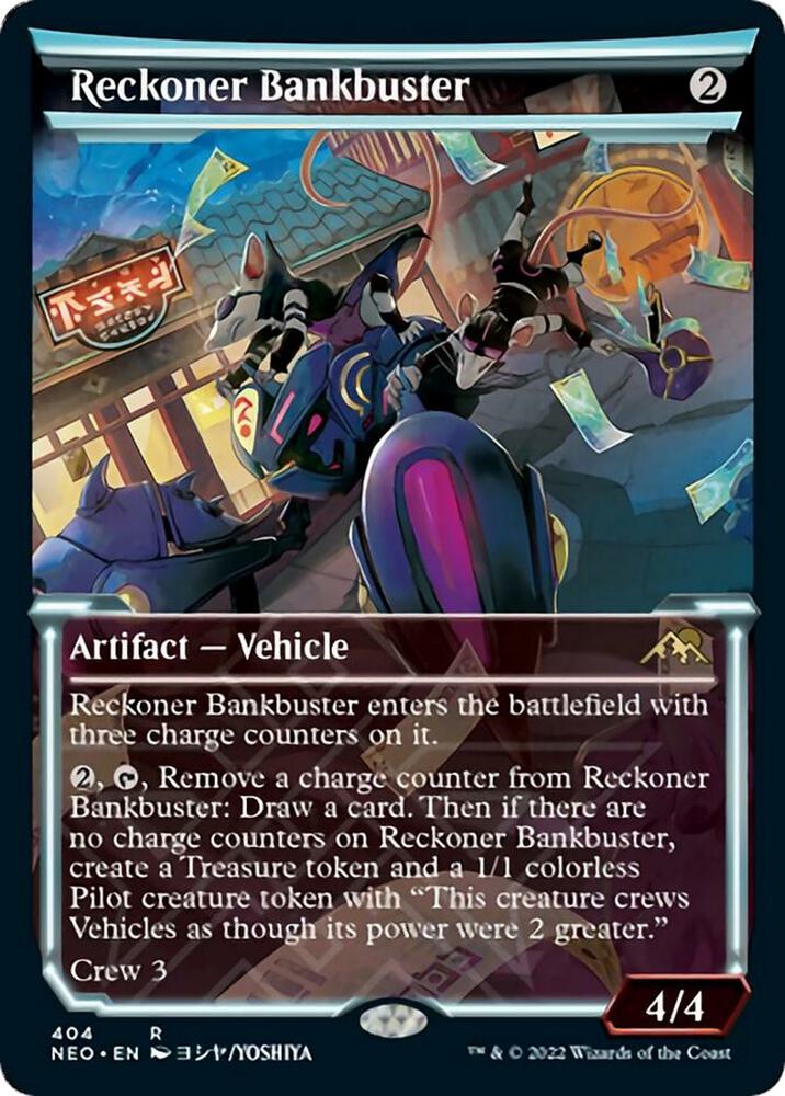 Reckoner Bankbuster (Showcase) [Kamigawa: Neon Dynasty] 404