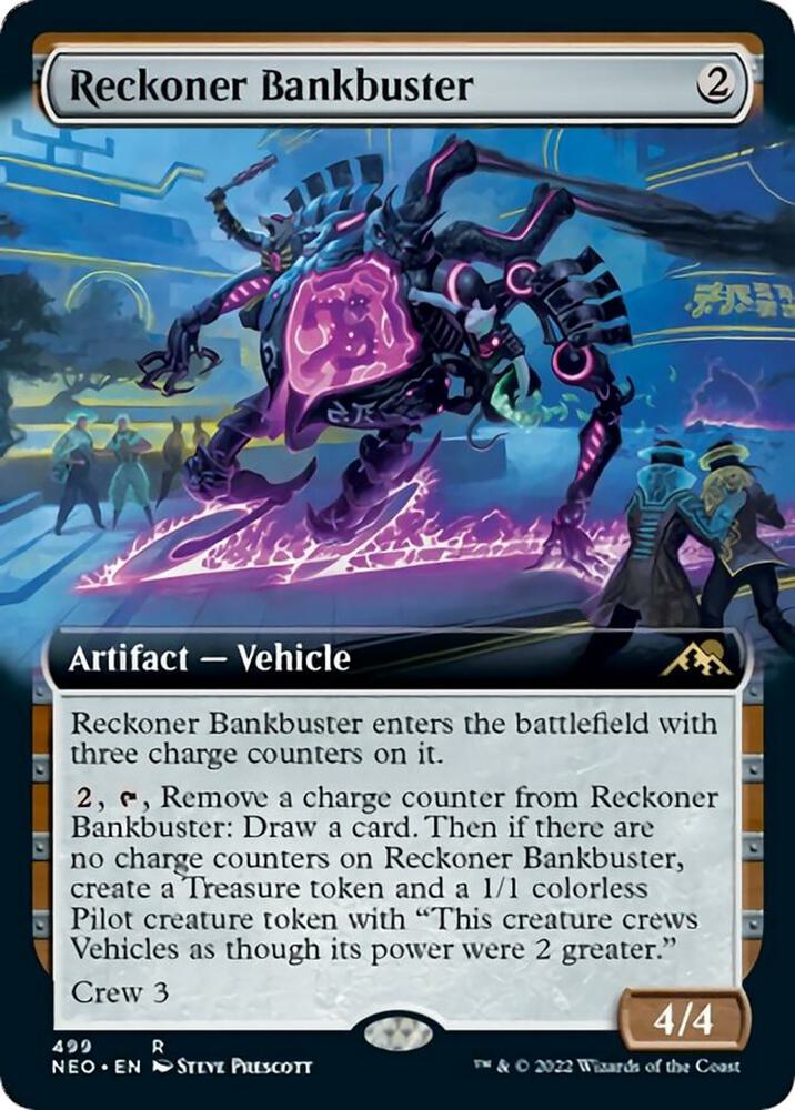 Reckoner Bankbuster (Extended Art) [Kamigawa: Neon Dynasty] 499