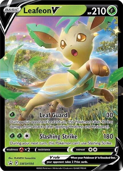 Leafeon V - SWSH194 [SWSH: Sword & Shield Promo Cards] SWSH194