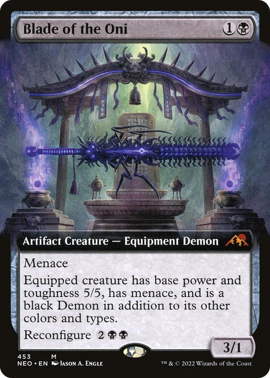 Blade of the Oni (Extended Art) [Kamigawa: Neon Dynasty] 453