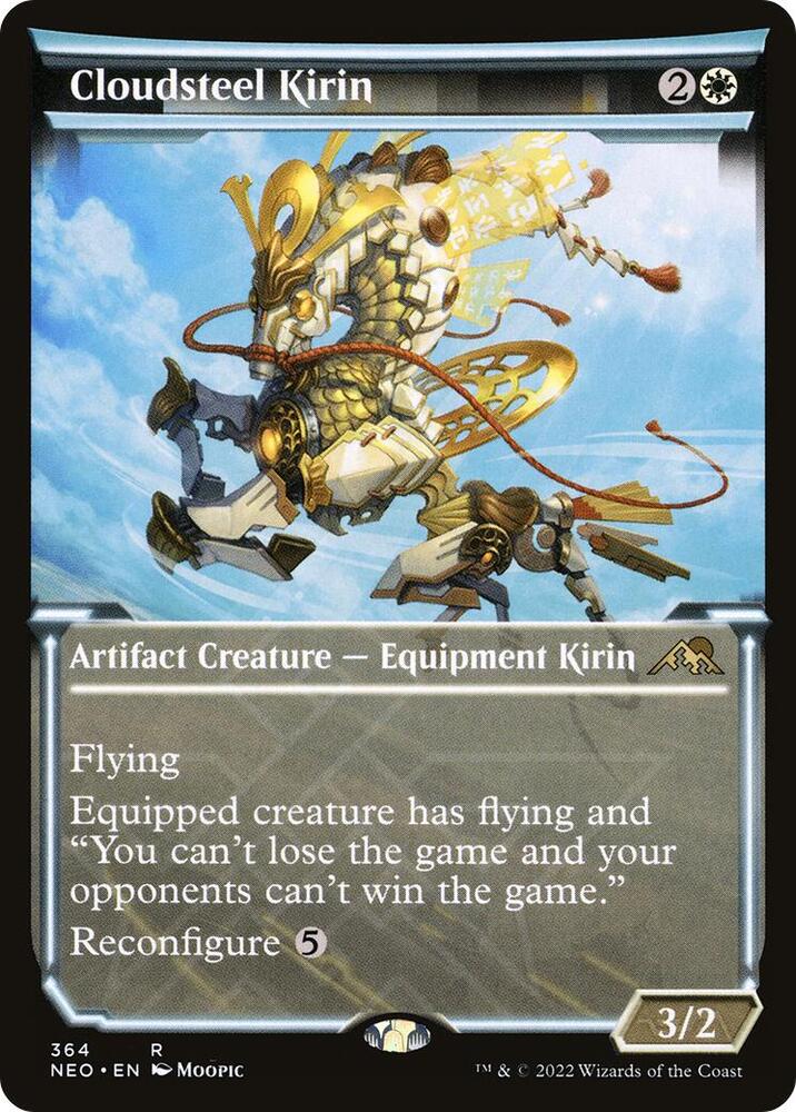 Cloudsteel Kirin (Showcase) [Kamigawa: Neon Dynasty] 364