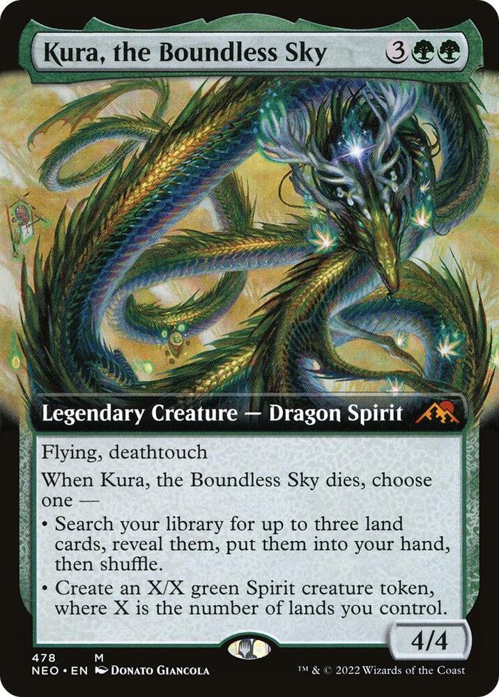 Kura, the Boundless Sky (Extended Art) [Kamigawa: Neon Dynasty] 478