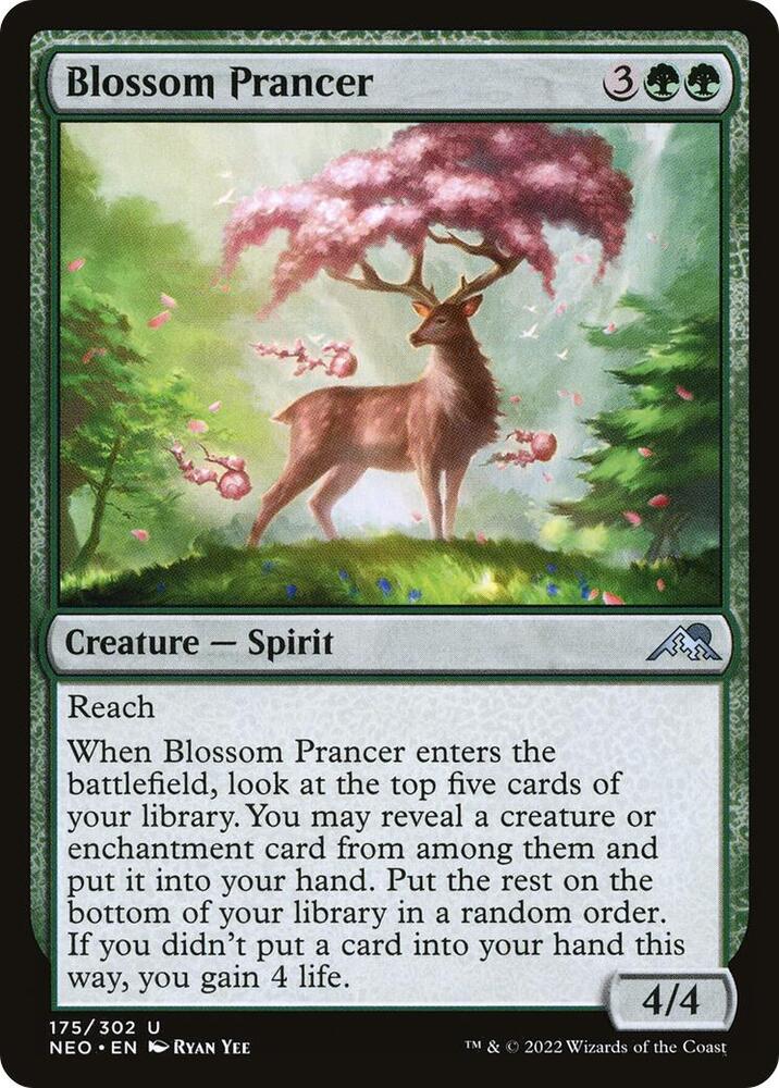 Blossom Prancer [Kamigawa: Neon Dynasty] 175