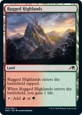 Rugged Highlands [Kamigawa: Neon Dynasty] 273