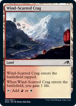 Wind-Scarred Crag [Kamigawa: Neon Dynasty] 282