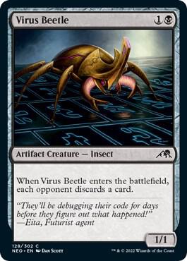 Virus Beetle [Kamigawa: Neon Dynasty] 128