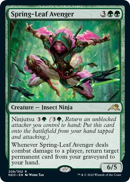 Spring-Leaf Avenger [Kamigawa: Neon Dynasty] 208
