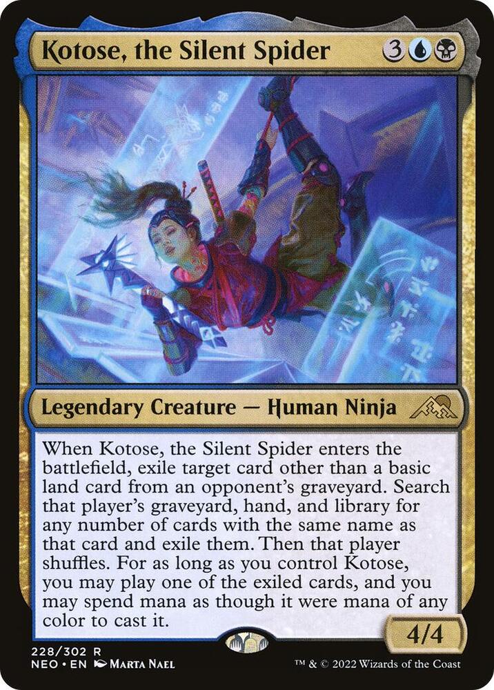 Kotose, the Silent Spider [Kamigawa: Neon Dynasty] 228