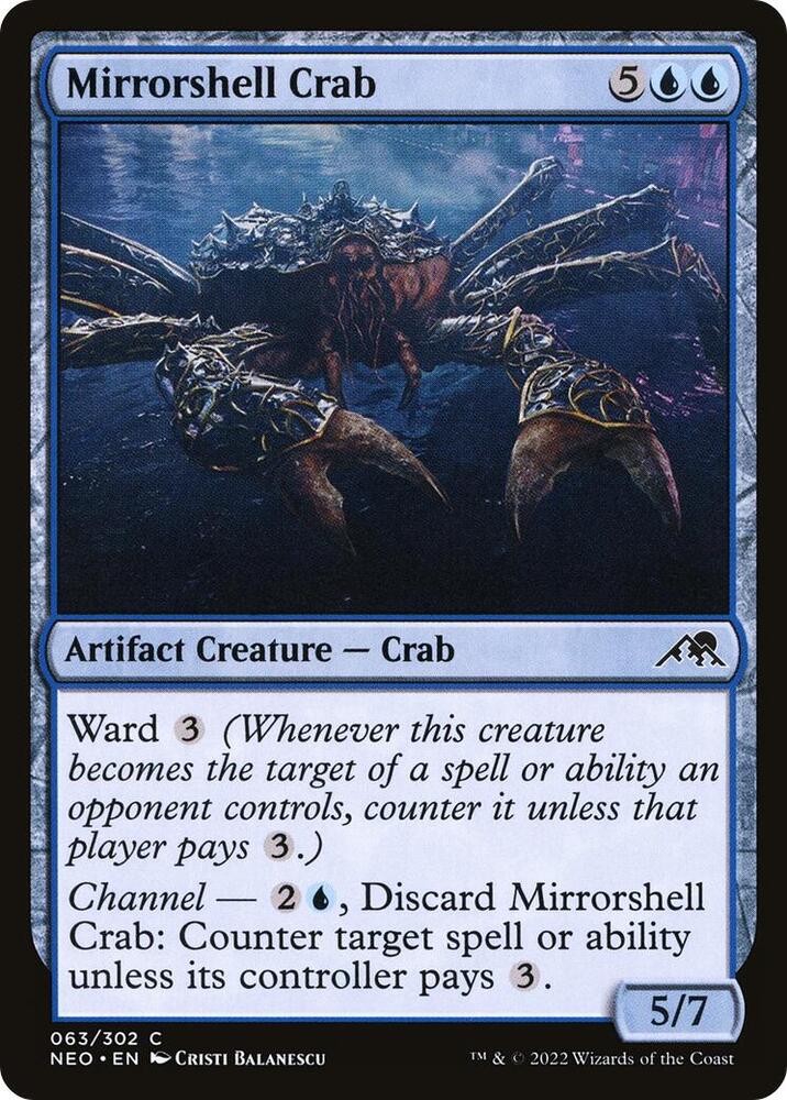 Mirrorshell Crab [Kamigawa: Neon Dynasty] 63