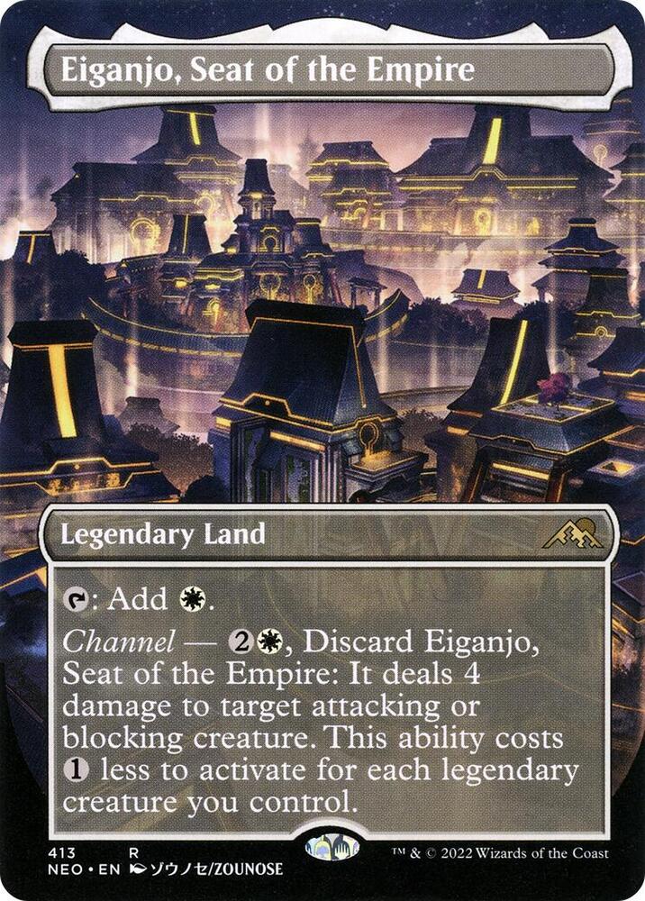 Eiganjo, Seat of the Empire (Borderless) [Kamigawa: Neon Dynasty] 413