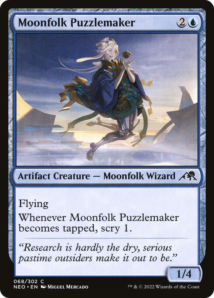 Moonfolk Puzzlemaker [Kamigawa: Neon Dynasty] 68