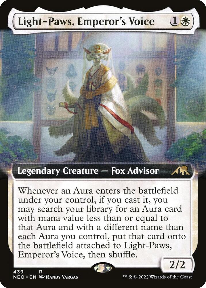 Light-Paws, Emperor's Voice (Extended Art) [Kamigawa: Neon Dynasty] 439