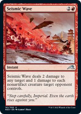 Seismic Wave [Kamigawa: Neon Dynasty] 161