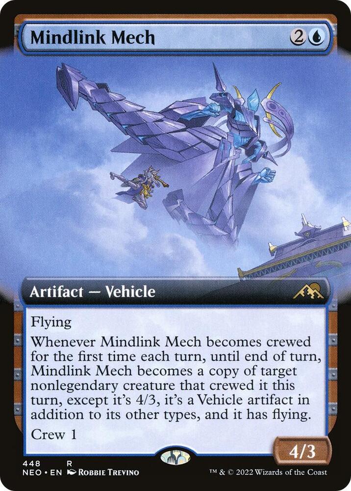 Mindlink Mech (Extended Art) [Kamigawa: Neon Dynasty] 448