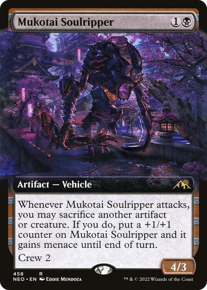 Mukotai Soulripper (Extended Art) [Kamigawa: Neon Dynasty] 458
