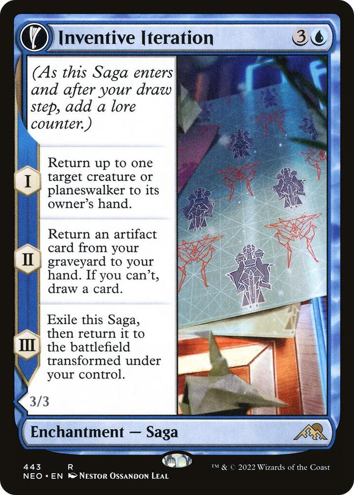 Inventive Iteration (Extended Art) [Kamigawa: Neon Dynasty] 443