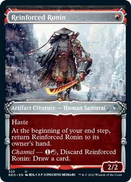 Reinforced Ronin (Showcase) [Kamigawa: Neon Dynasty] 323