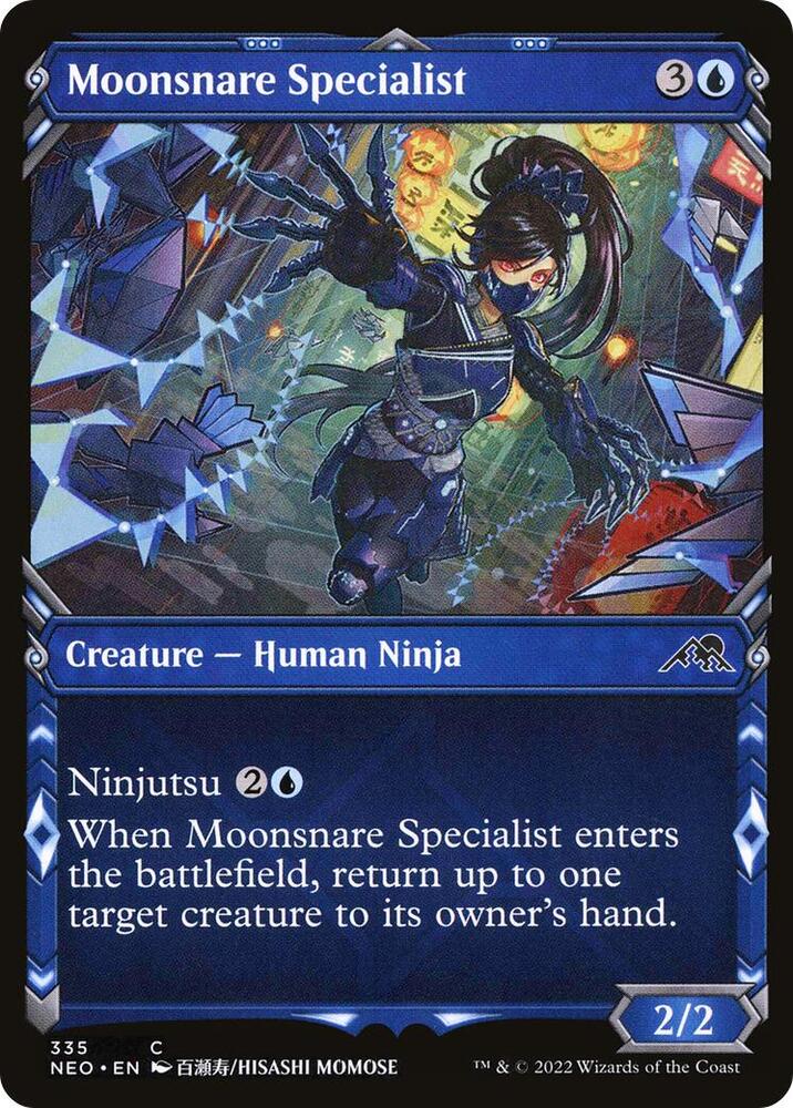 Moonsnare Specialist (Showcase) [Kamigawa: Neon Dynasty] 335