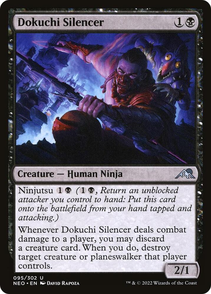 Dokuchi Silencer [Kamigawa: Neon Dynasty] 95