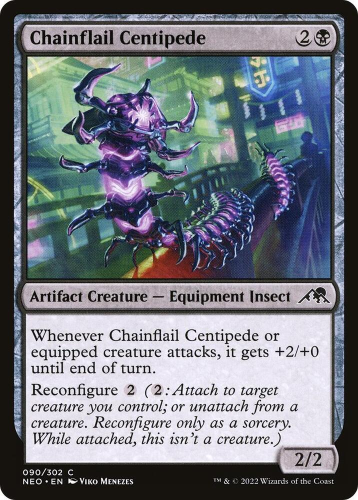 Chainflail Centipede [Kamigawa: Neon Dynasty] 90