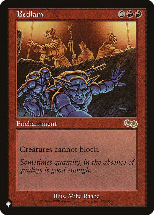 Bedlam [The List Reprints] 175/350