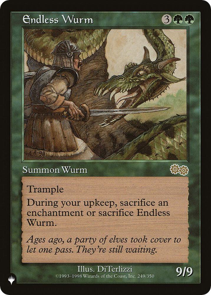Endless Wurm [The List Reprints] 249/350