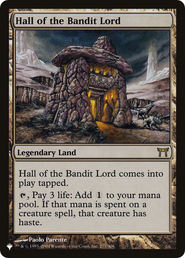 Hall of the Bandit Lord [The List Reprints] 277/306