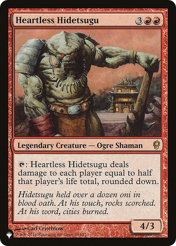 Heartless Hidetsugu [The List Reprints] 144/210