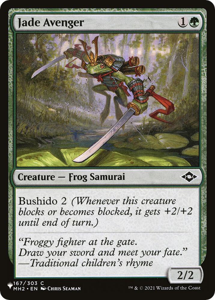 Jade Avenger [The List Reprints] 167/303