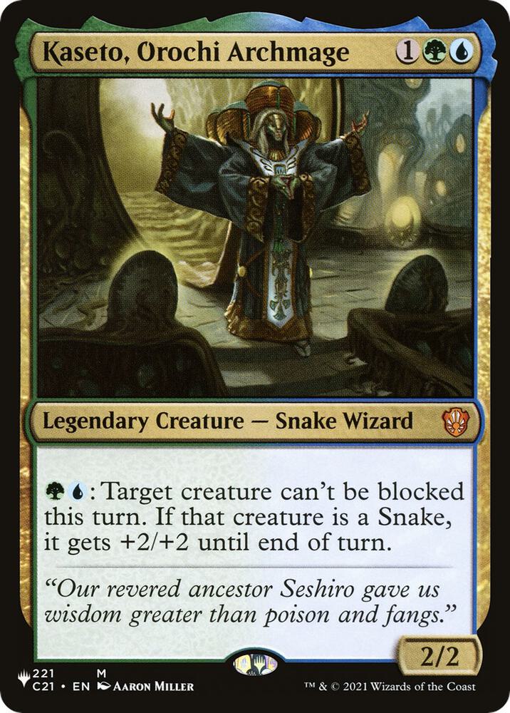 Kaseto, Orochi Archmage [The List Reprints] 221/081